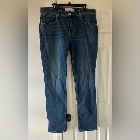 NWT Hudson Blake Slim Straight Republic Blue Jeans (36) $195 retail - Picture 5 of 11